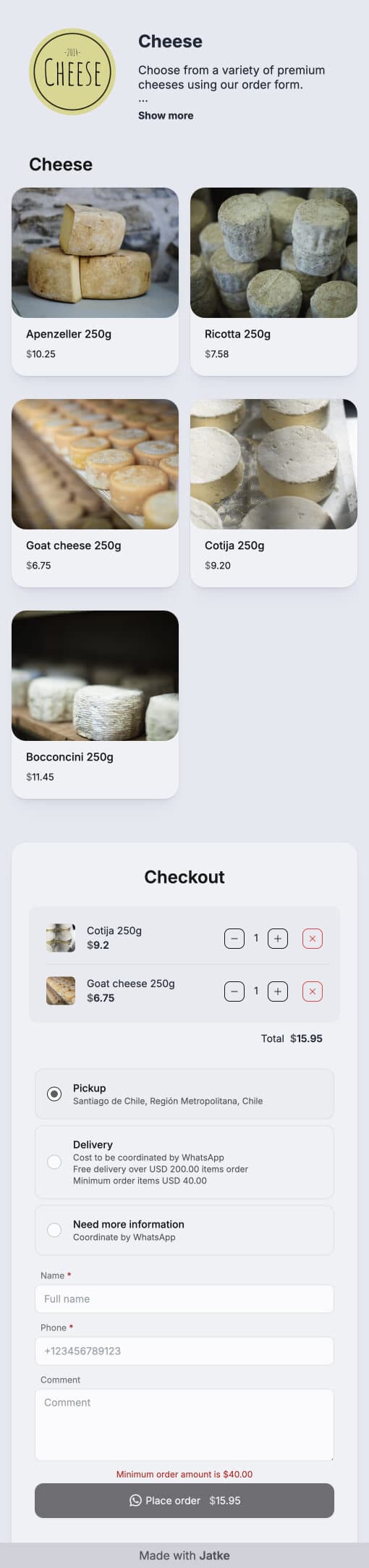 Nuts WhatsApp Catalog Jatke